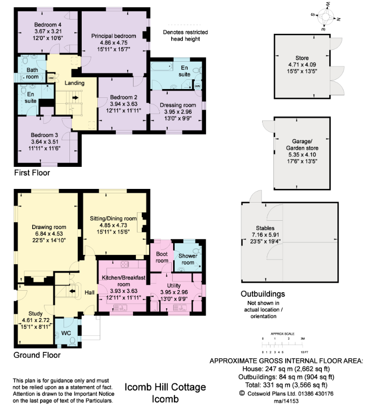 icomb hill cottage floorplan